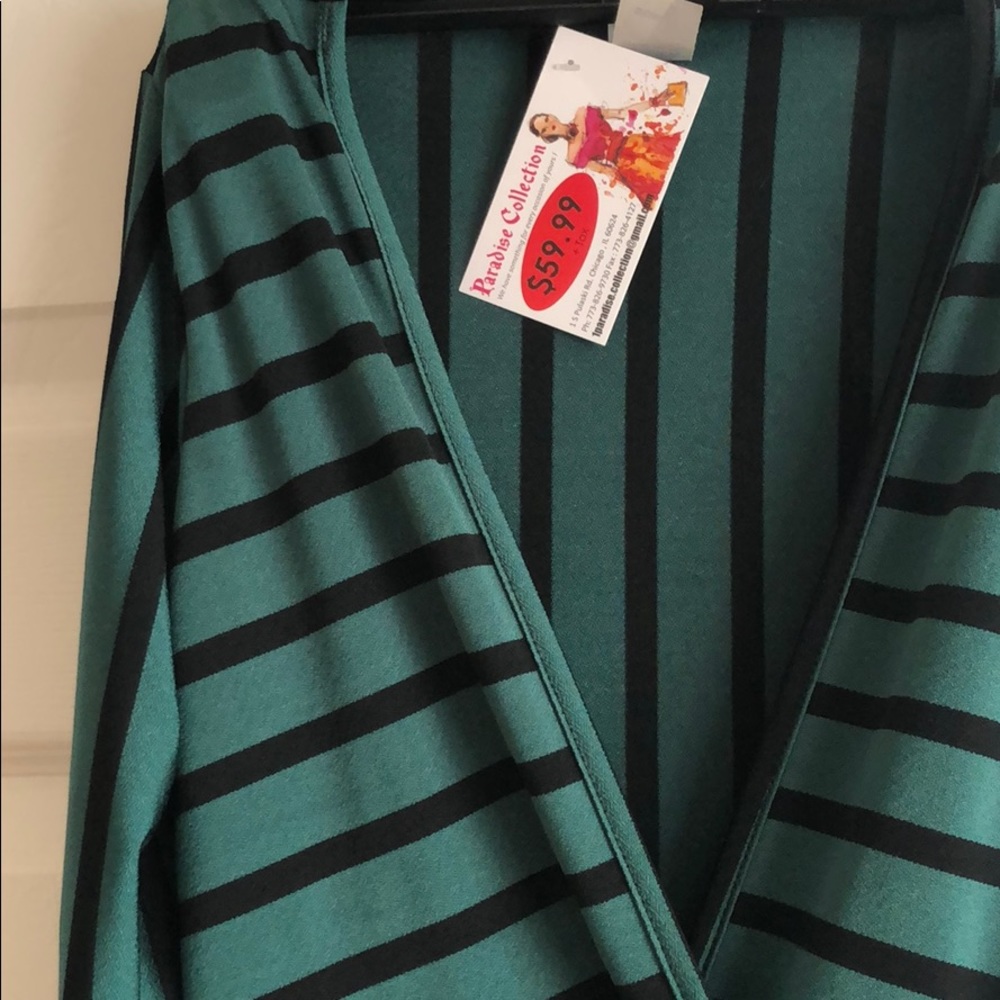 Green/Black Bodycon Jumpsuit - Picture 3 of 5